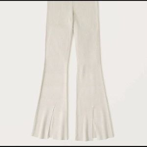 Abercrombie and Fitch Ribbed Trousers Pants Kick Flare size small